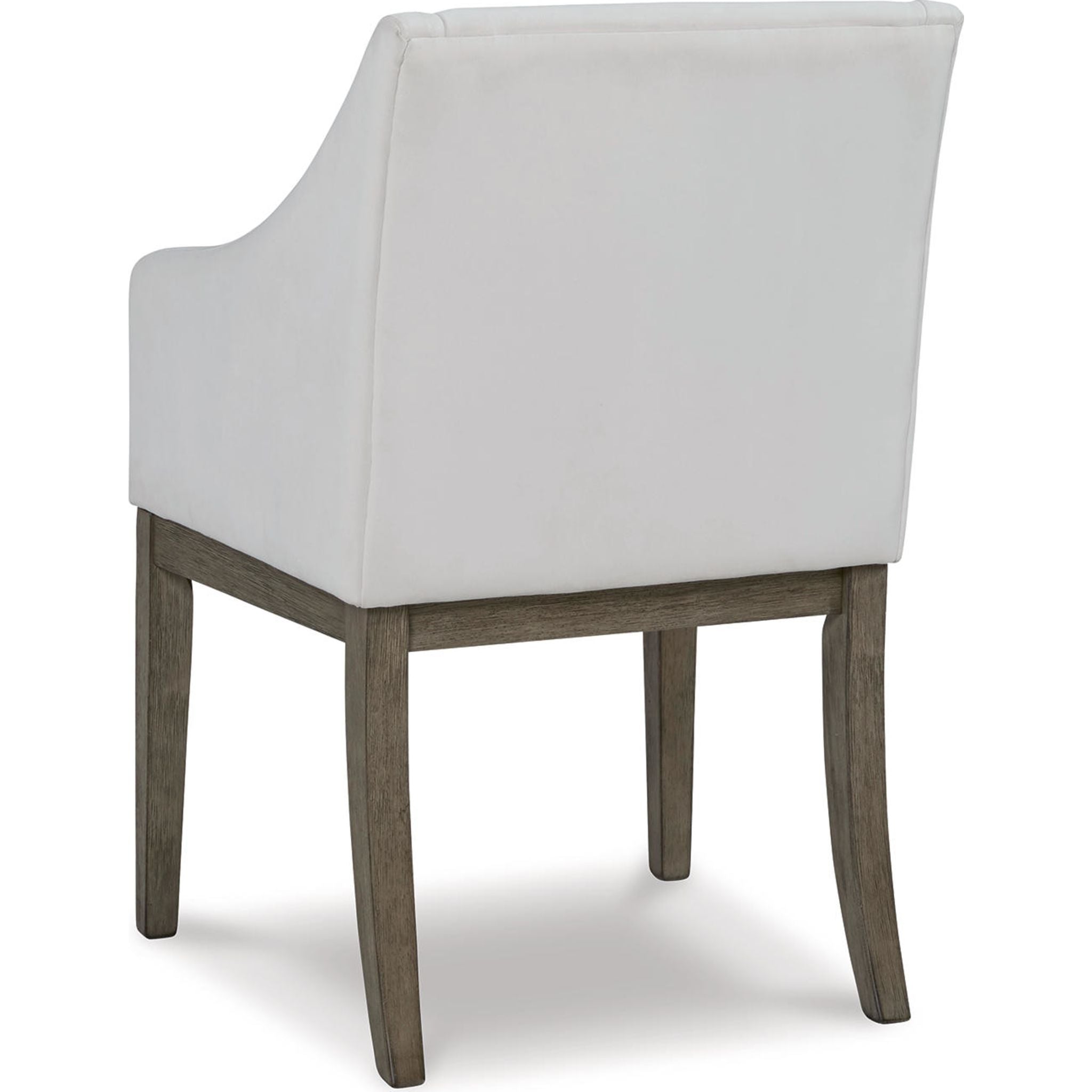Anibecca Arm Chair - Modern Gray/Off White Upholstered Accent Chair (D970 01A) for Living Room, Bedroom & Office