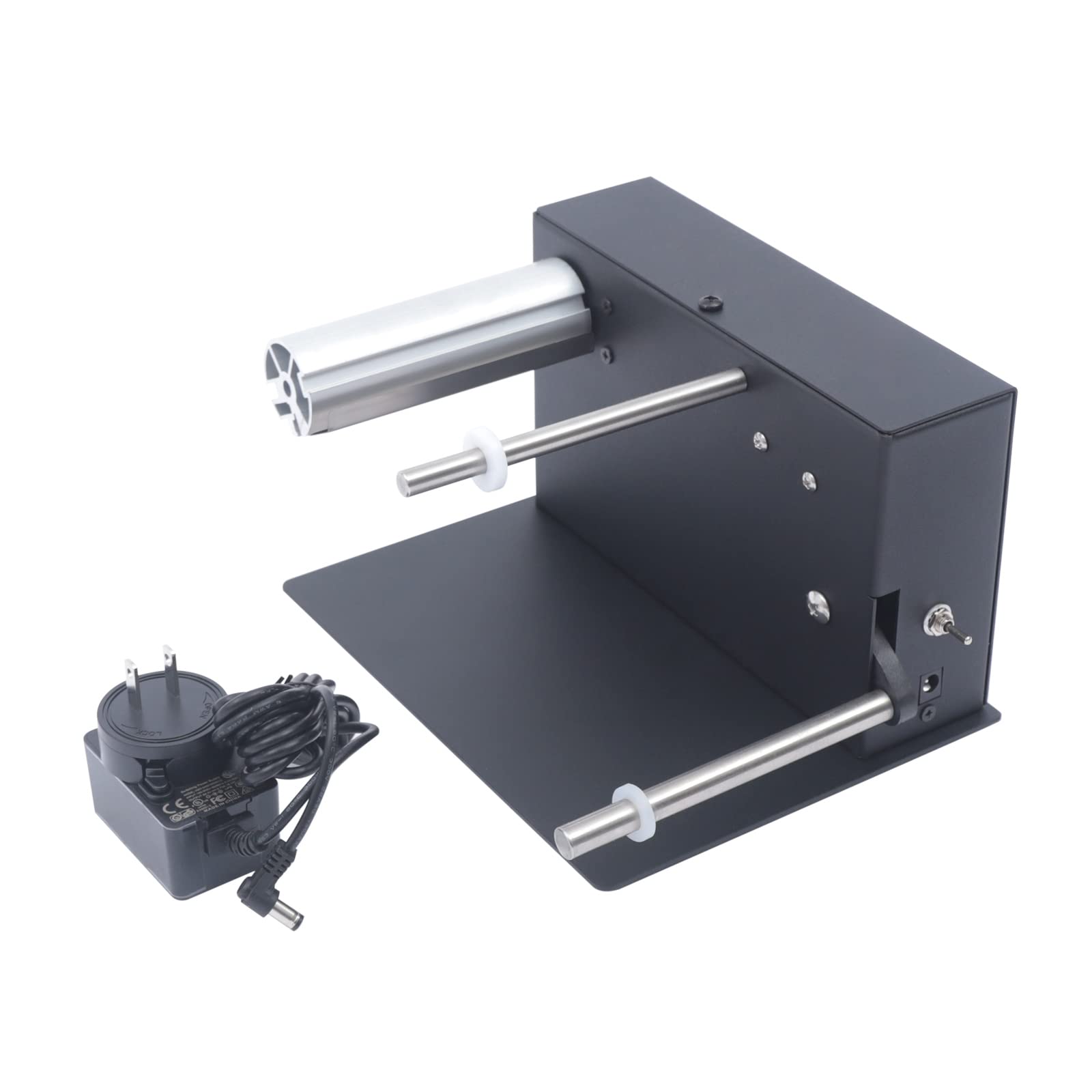 Automatic Label Rewinder Machine for 1.57in Core - Bidirectional Rewinding Sync with Printer, No Paper Core Label Dispenser (7.09in) | Perfect for Warehouse, Retail & Shipping Label Organization