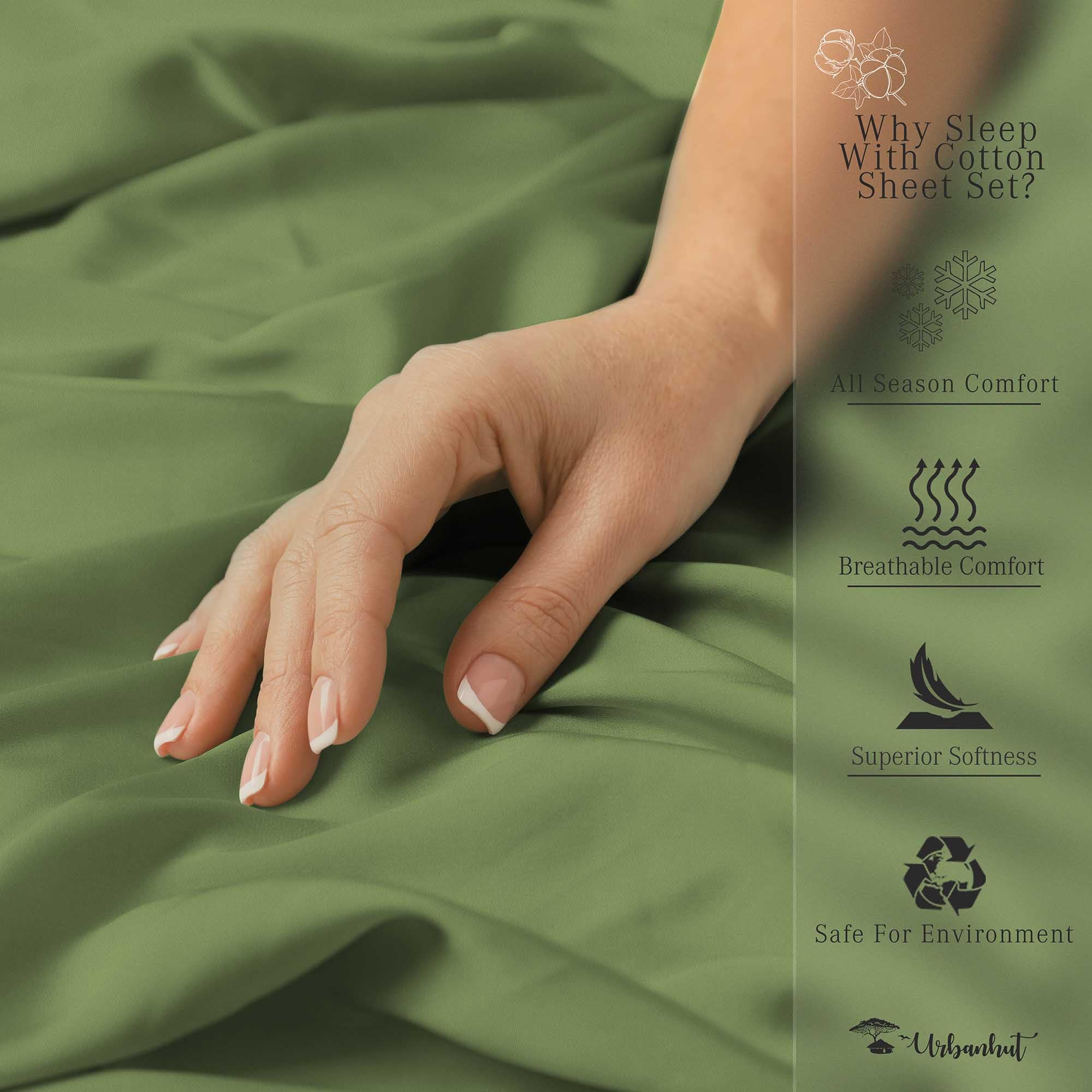 Premium 700 Thread Count Egyptian Cotton Twin Sheet Set - 4Pc Luxury Bed Sheets with Deep Pocket (14