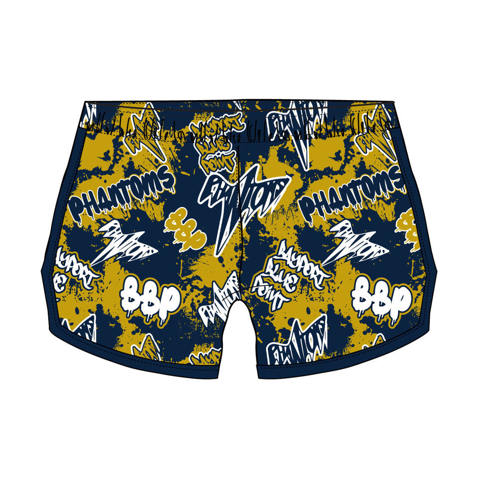 Girls & Womens Sylvan Ave. 5th Grade BBP Phantoms Basketball Shorts - Comfortable Athletic Shorts for School, Practice and Games