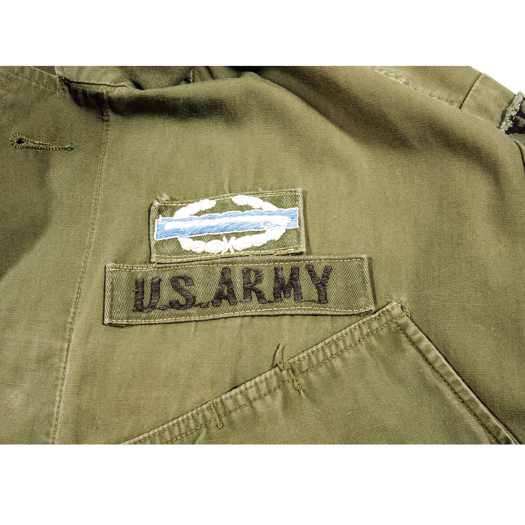 Vintage US Army 5th Pattern Tropical Combat Jacket - Ripstop Fabric - Vietnam War Era (1967) - 25th Infantry Division Sergeant - Military Collectible & Outdoor Adventure Gear