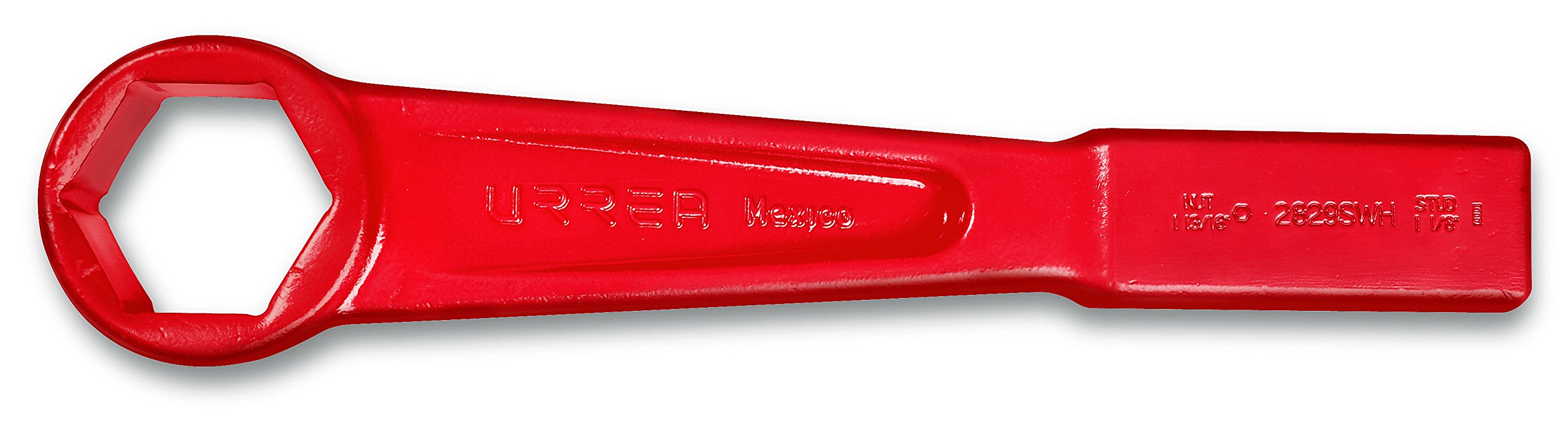 URREA UH2728SW 1-3/4-Inch Non-Sparking Safety Wrench - Heavy Duty Strike Tool for Hazardous Environments | Oil Rig, Chemical Plant & Explosive Work Areas