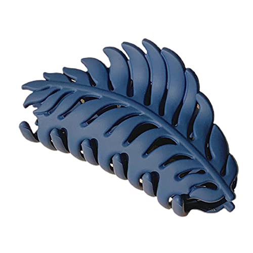 Leaf Hair Claw Clip for Women - Frosted All-Match Hair Accessory for Thin/Thick Hair | Daily & Party Use