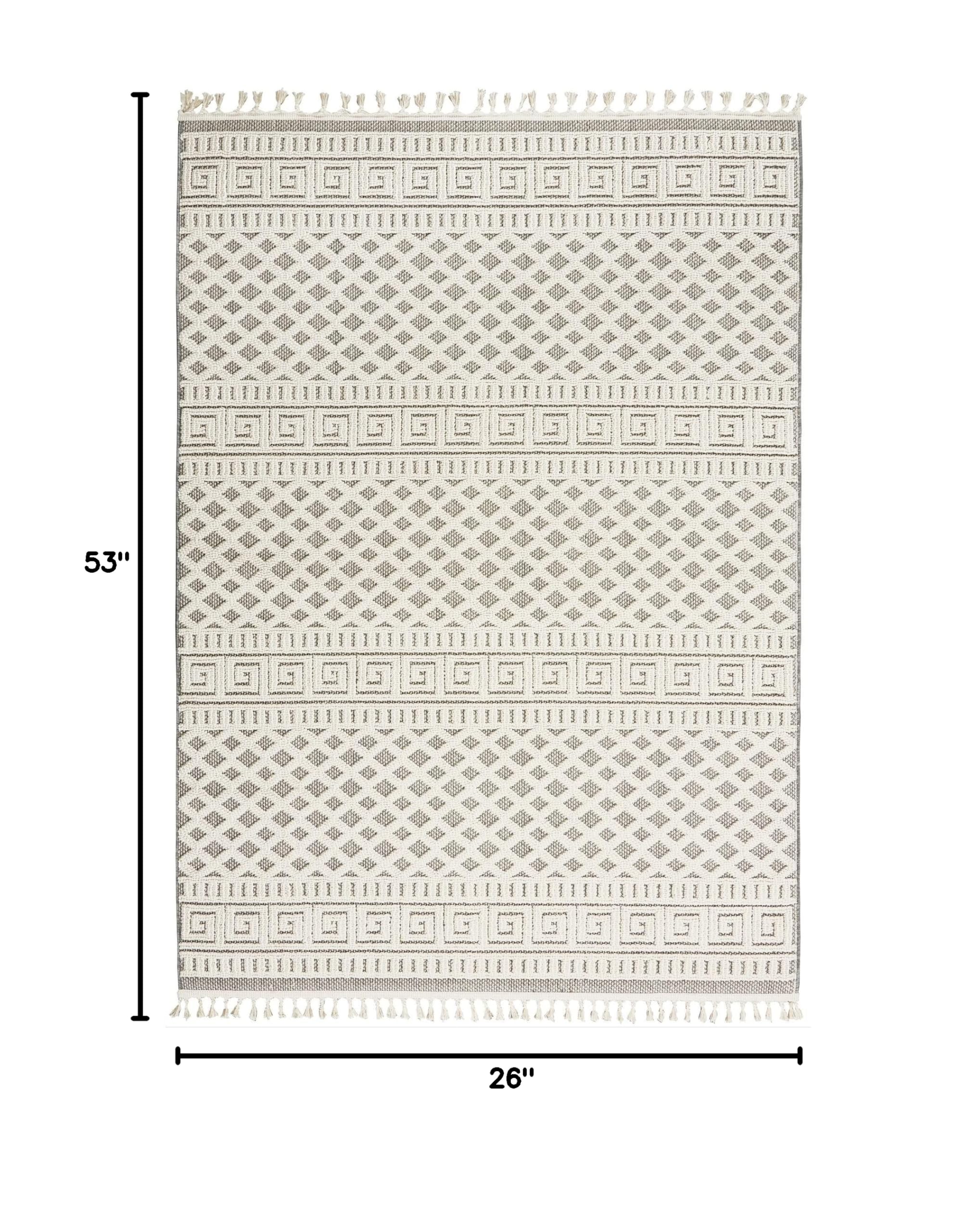 Nourison Elwood Ivory/Slate 2'2