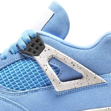 Air Jordan 4 GS UNC University Blue Black White Basketball Shoes 2021 - Perfect for School, Streetwear & Sneaker Collection