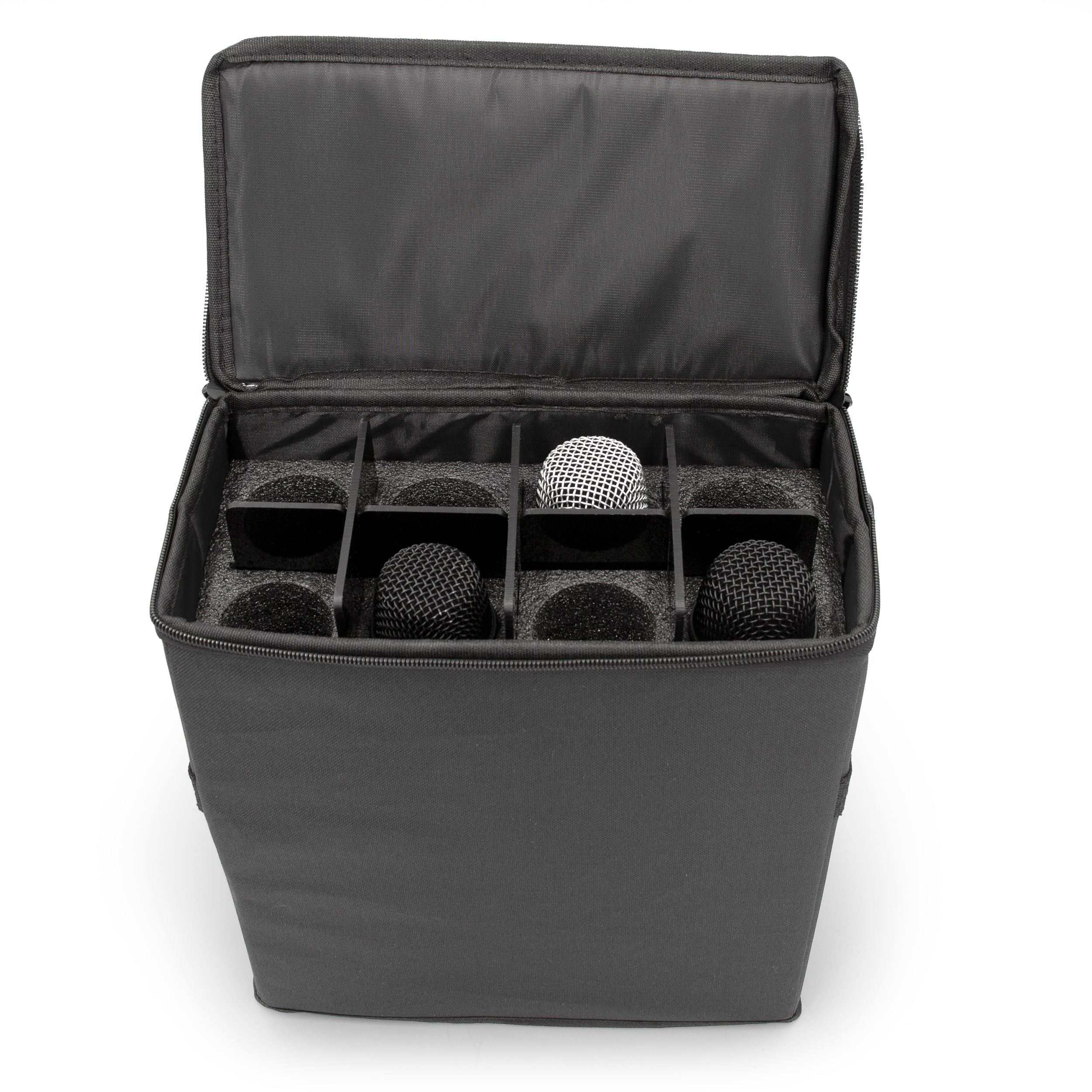 CASEMATIX Wireless Microphone Case - Compatible with Sennheiser, Shure & More (Holds 8 Mics Up to 11