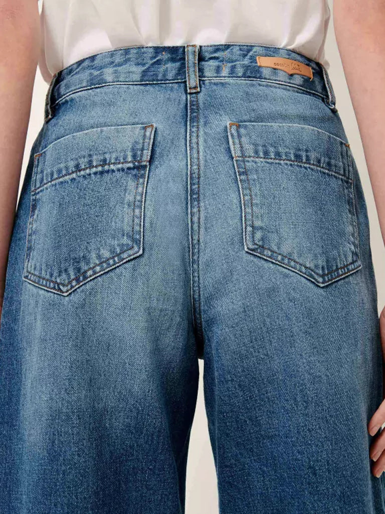 Sessun Seakey Vintage Blue High-Rise Skinny Jeans for Women - Perfect for Casual Outfits & Everyday Wear