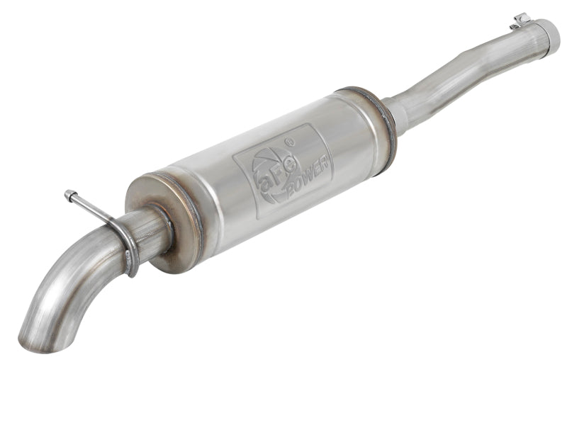 AFE ROCK BASHER Cat Back Exhaust System for Jeep Wrangler JK 2007-2018 (3.6L & 3.8L V6) - 4 Door Models - High Performance Off-Road Exhaust Upgrade for Enhanced Sound & Power - Perfect for Trail Riding & Rock Crawling