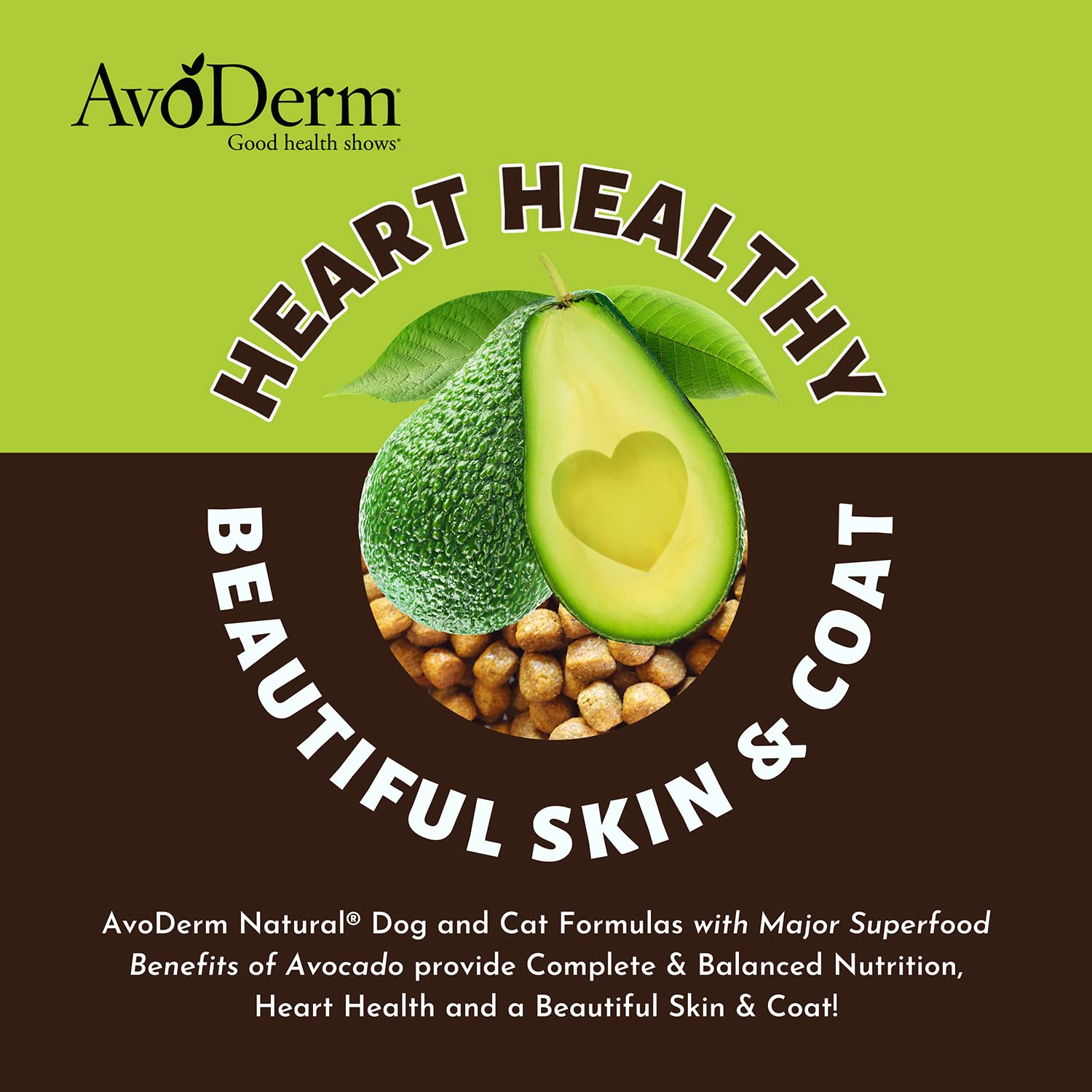 AvoDerm Natural Grain-Free Salmon & Tuna Dry Dog Food - 2.5lb Bag for Adult Dogs - High Protein & Omega-3 for Healthy Skin & Coat - Perfect for Sensitive Stomachs & Allergies