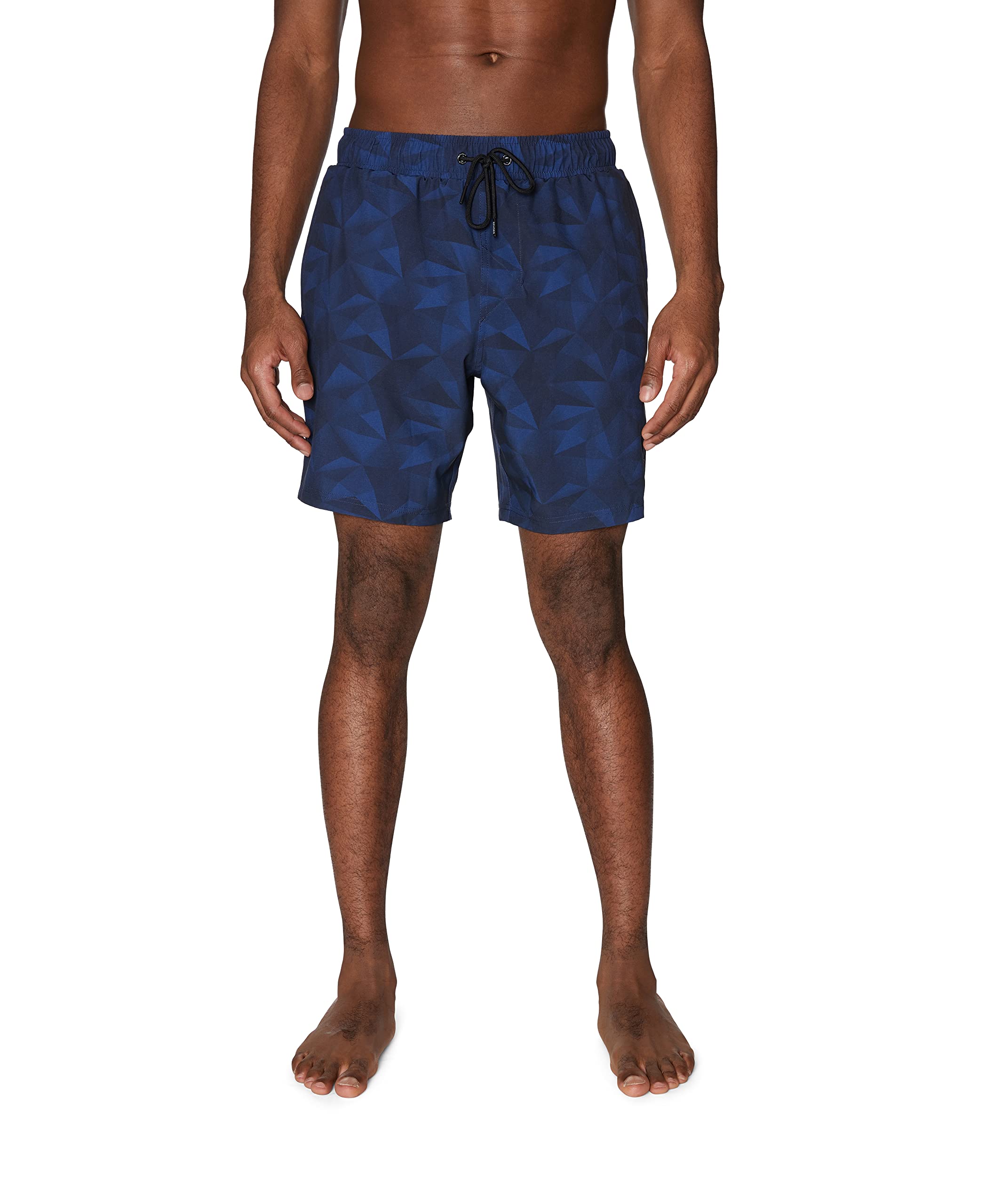 **Spyder Men's Quick-Dry Stretch 7-inch Board Swim Trunks with UPF 50+ Sun Protection, Pockets & Mesh Brief Liner – Gym Shorts for Swimming, Beach, and Workout**
