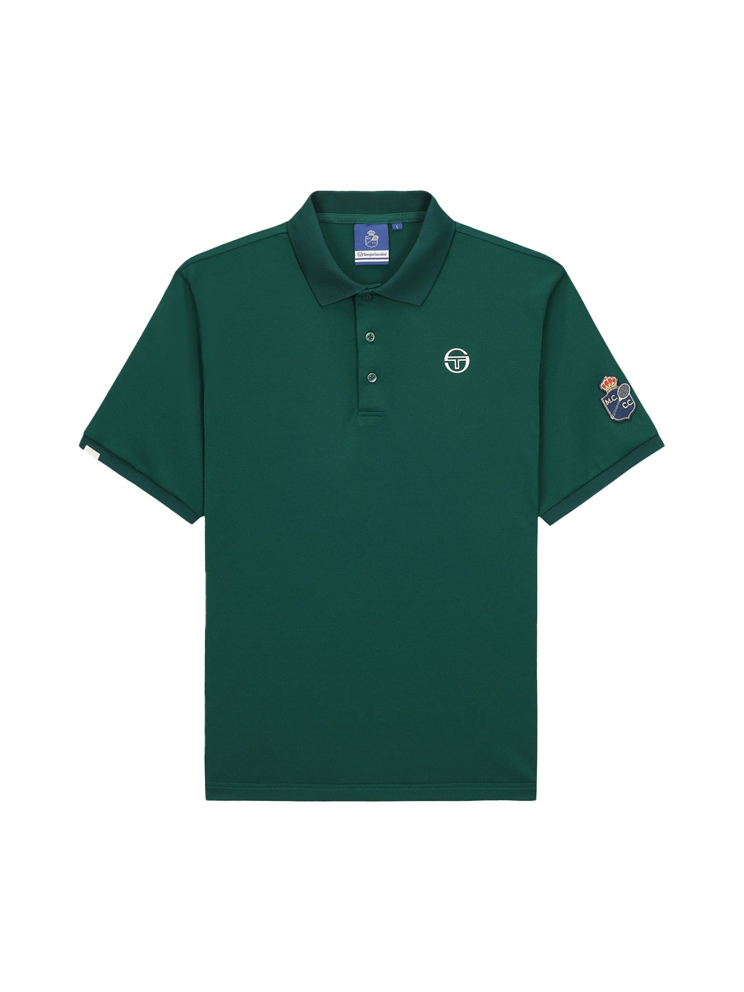 MC Doubles MCH Polo Shirt for Men - Comfortable Green Cotton Golf Shirt - Perfect for Casual Wear, Office & Outdoor Activities
