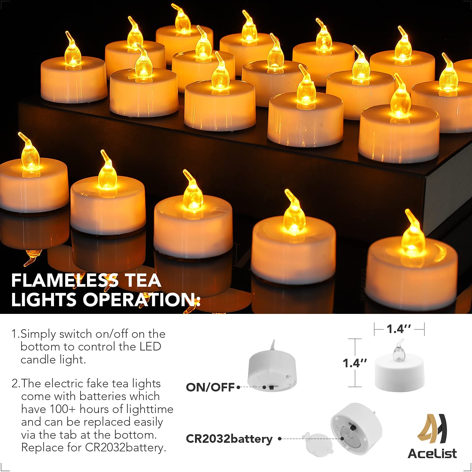 50 PCS White Butterfly Luminary Bags with 50 PCS Flameless LED Tea Lights - Battery Operated Candles for Christmas, Thanksgiving, Weddings & Outdoor Decorations - Elegant Holiday Party, Garden, Pathway Lighting Solution