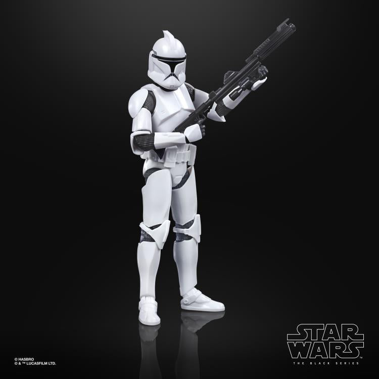 Star Wars The Black Series Clone Trooper Action Figure (The Clone Wars) - Collectible Toy for Fans, Display & Role Play