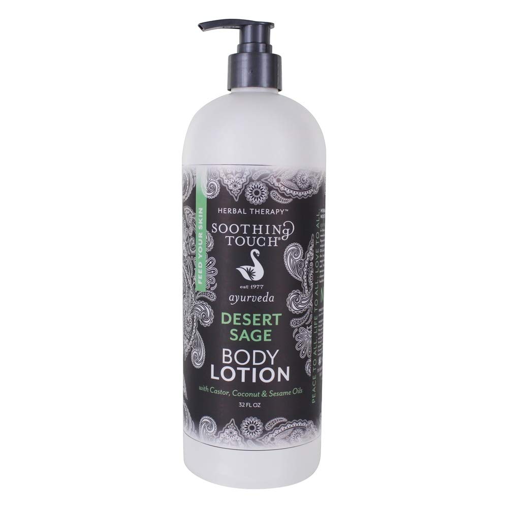Desert Sage Body Lotion for Dry Skin - 32 oz Hydrating Moisturizer with Soothing Touch - Perfect for After Shower, Spa Day & Daily Skincare Routine