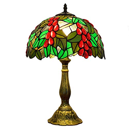 Vintage Tiffany Style Table Lamp - 12