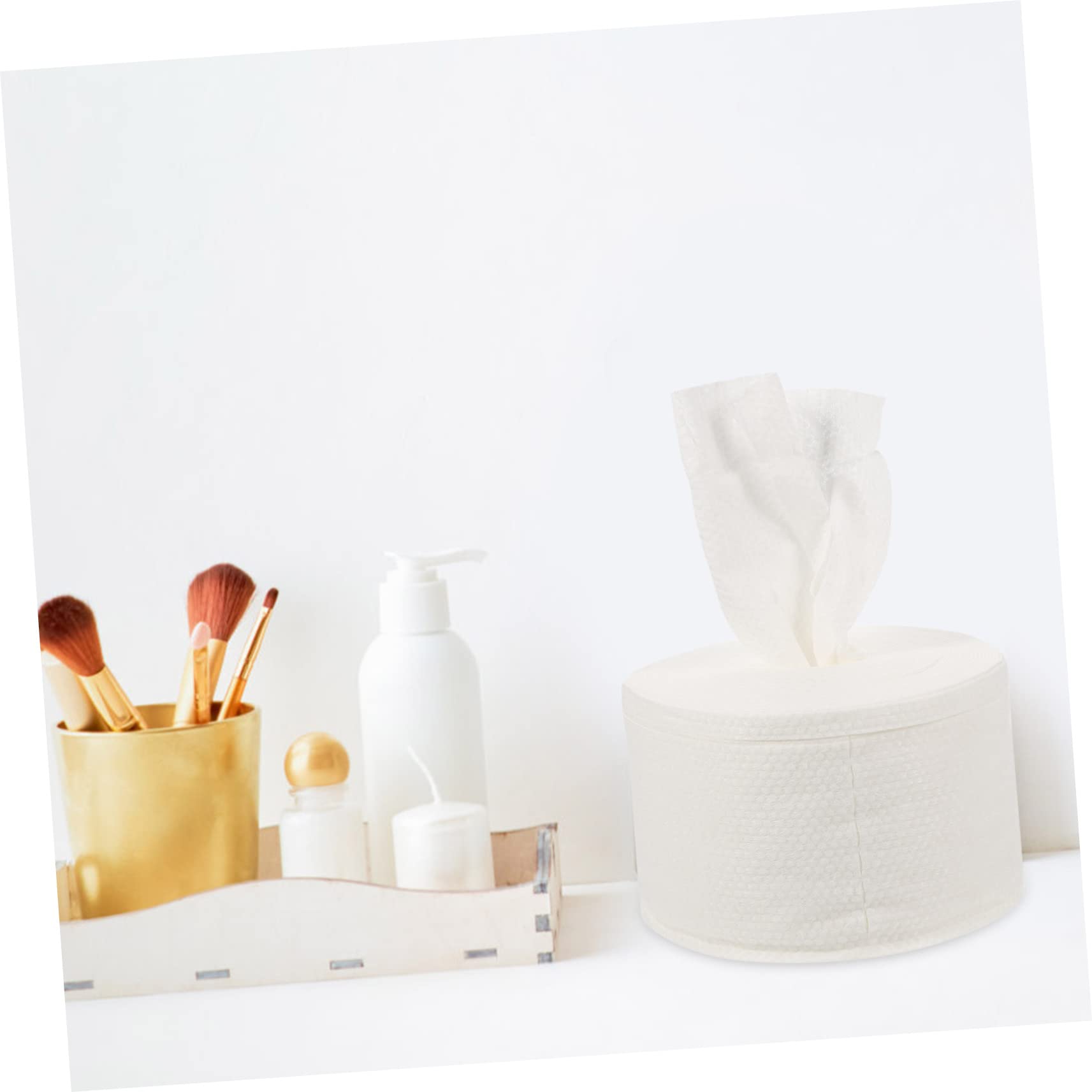 Soft Disposable Makeup Remover Facial Towels - Thick & Gentle Face Washing Cloths (1 Roll) | Perfect for Travel, Gym & Daily Skincare Routine