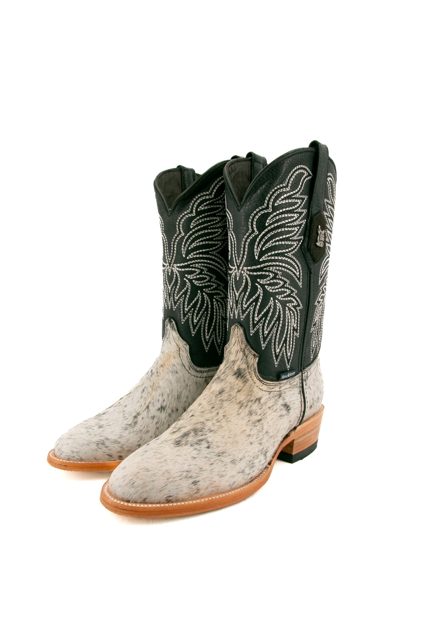 Men's Genuine Cowhide Round Toe Cowboy Boots - Size 6 (BM2 Box) - Perfect for Western Rides, Country Dancing & Casual Outfits