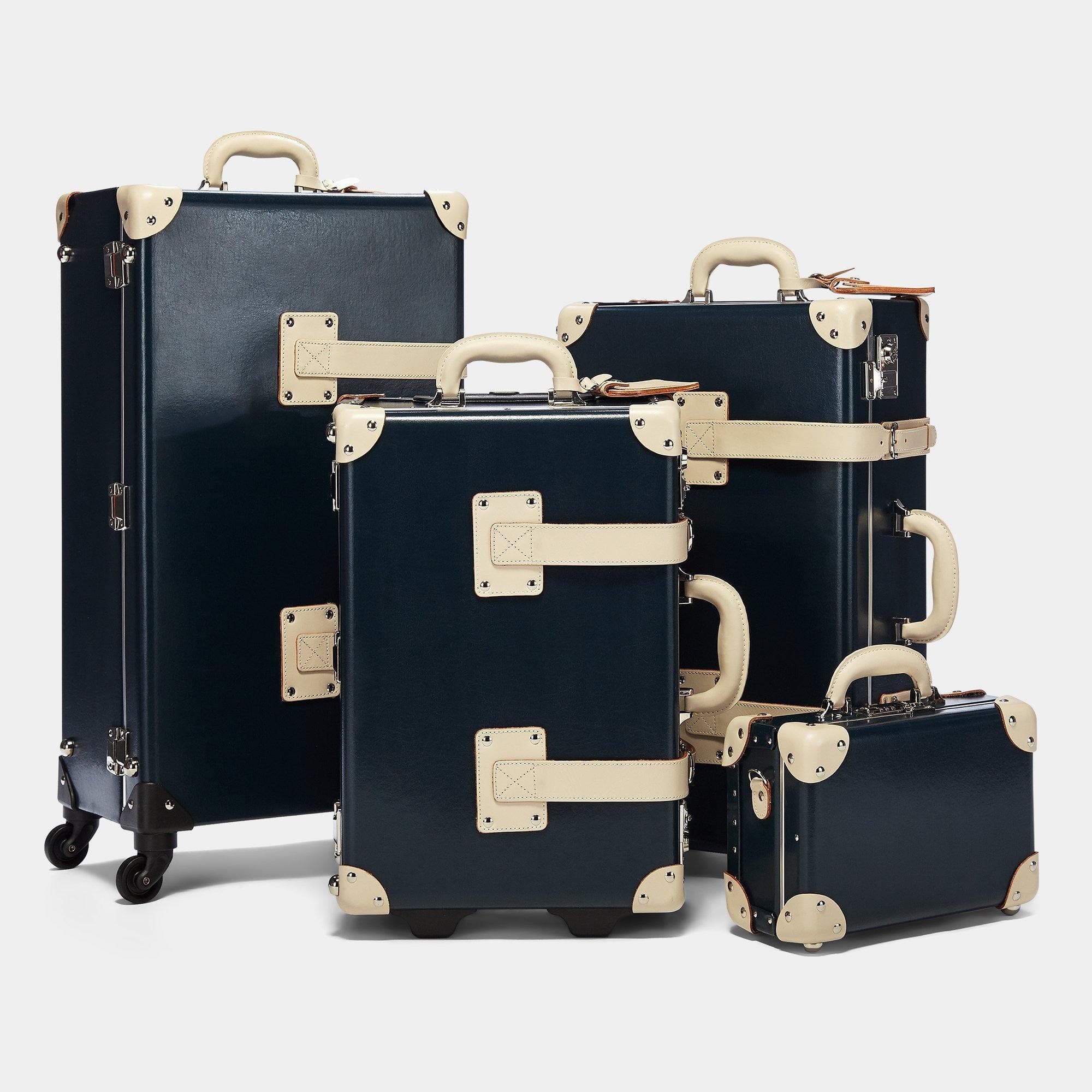 Anthropologist Navy Carry-On Luggage - Lightweight Durable Suitcase for Travel, Business Trips & Weekend Getaways | Perfect for Airplane Overhead Bin