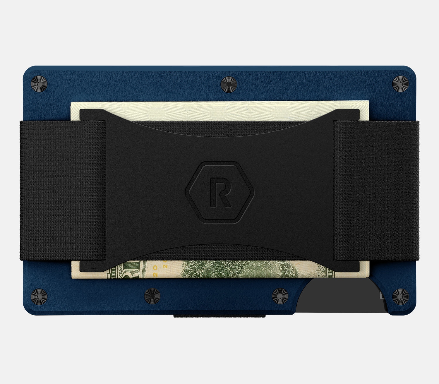 Ridge Wallet for Men - Slim RFID Blocking Titanium Metal Money Clip - Tennessee Titans NFL Team Design - Perfect for Everyday Carry, Travel & Gifting