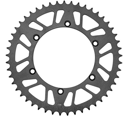BikeMaster Rear Steel 49 Tooth Sprocket for Kawasaki KLX250 1979-1980 - Durable Motorcycle Replacement Part for Off-Road & Trail Riding