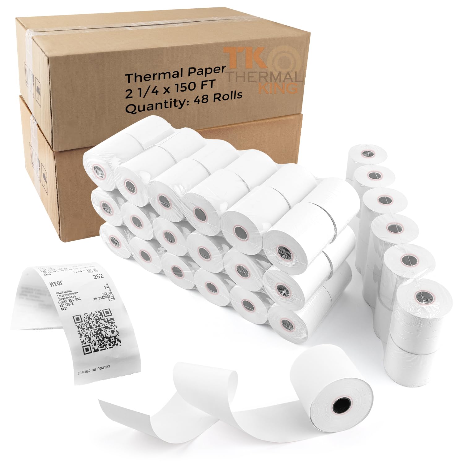 (96 Rolls) 2 1/4
