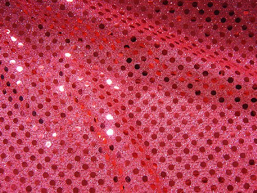 Faux Sequin Knit Fabric - 626 Red Sparkle Textile for DIY Costumes, Party Decor & Fashion Accessories