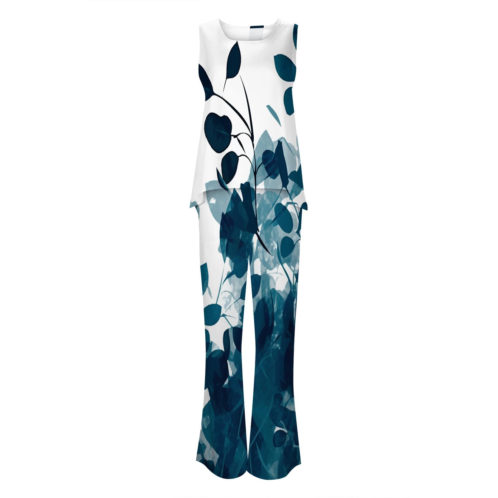 Women's Summer Outfits: 2-Piece Lounge Set & PJ Sets for Plus Size - Comfortable Casual Wear for Home, Travel & Vacation