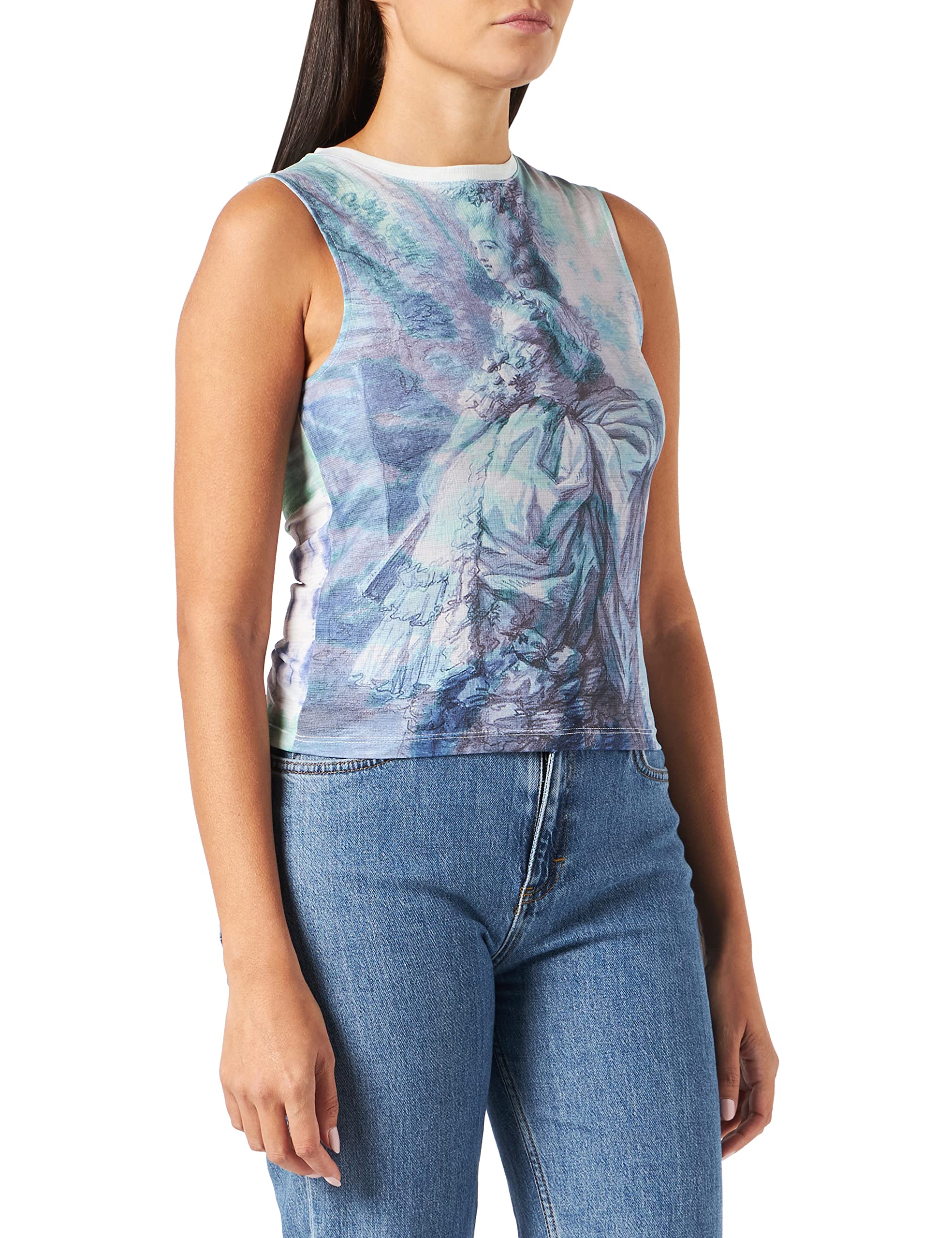 Desigual Women's Casual Short Sleeve T-Shirt - Soft Cotton Crew Neck Tee for Everyday Wear, Workout & Street Style
