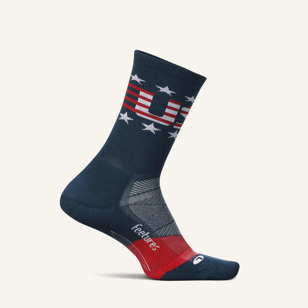 Feetures Elite Light Cushion Mini Crew Socks - Ultra Soft Running & Hiking Socks for Men & Women - Perfect for Workouts, Travel & Outdoor Adventures