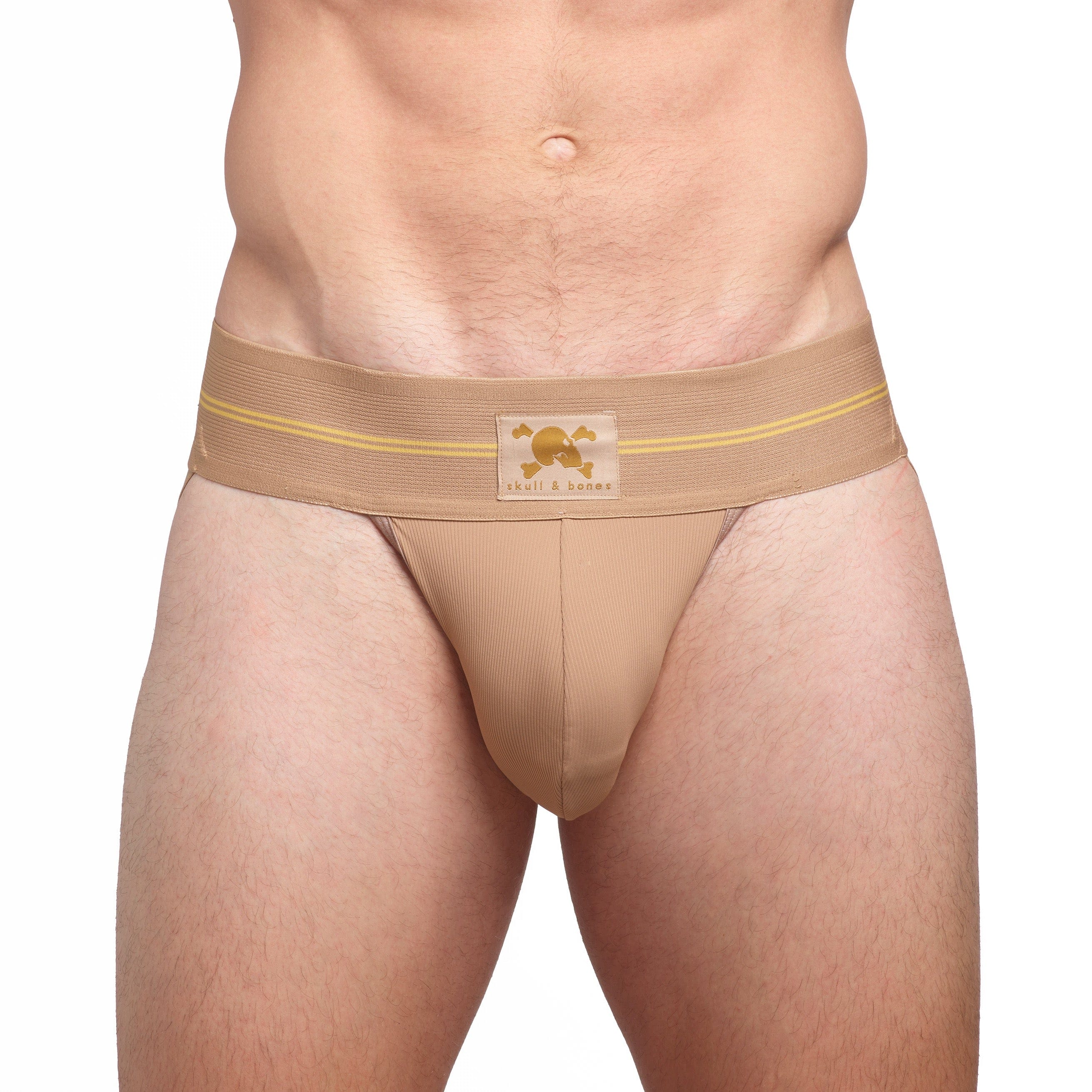 Performance Rib Jock Tan - High-Quality Athletic Support for Running, Gym & Sports | Comfortable & Breathable for Active Lifestyles