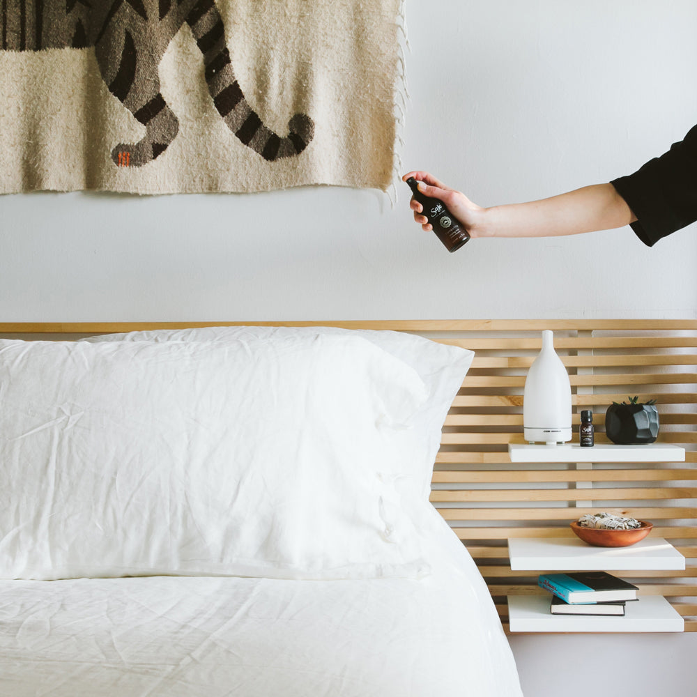 Sleep Well Restful Sleep Face & Body Mist - Relaxing Aromatherapy Spray for Nighttime & Travel Use