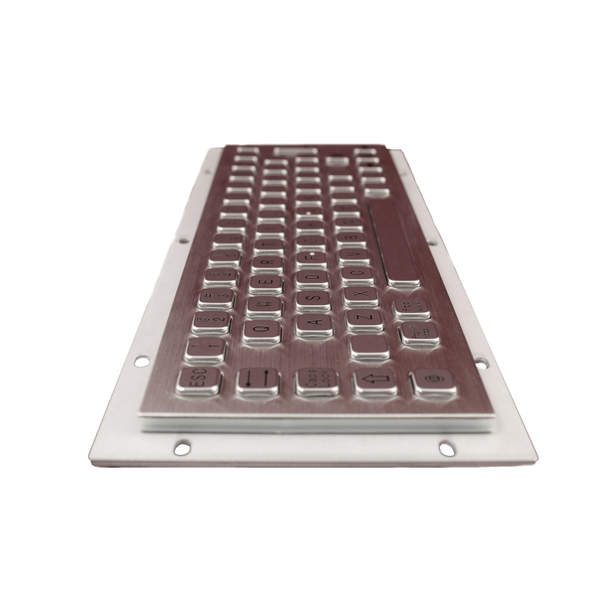 KBS PC C Stainless Steel Panel Mount Keyboard - OEM Industrial Grade for Harsh Environments | Perfect for Control Panels, Machinery & Outdoor Equipment