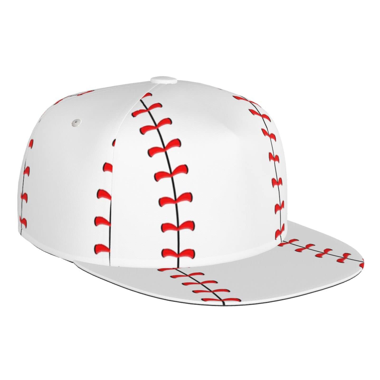 QIUWIOV Adjustable Snapback Baseball Cap - Flat Bill Brim Trucker Hat for Men & Women | Hip Hop Style, Outdoor Sports & Athletic Wear | Perfect for Street Fashion, Running, Hiking & Casual Wear