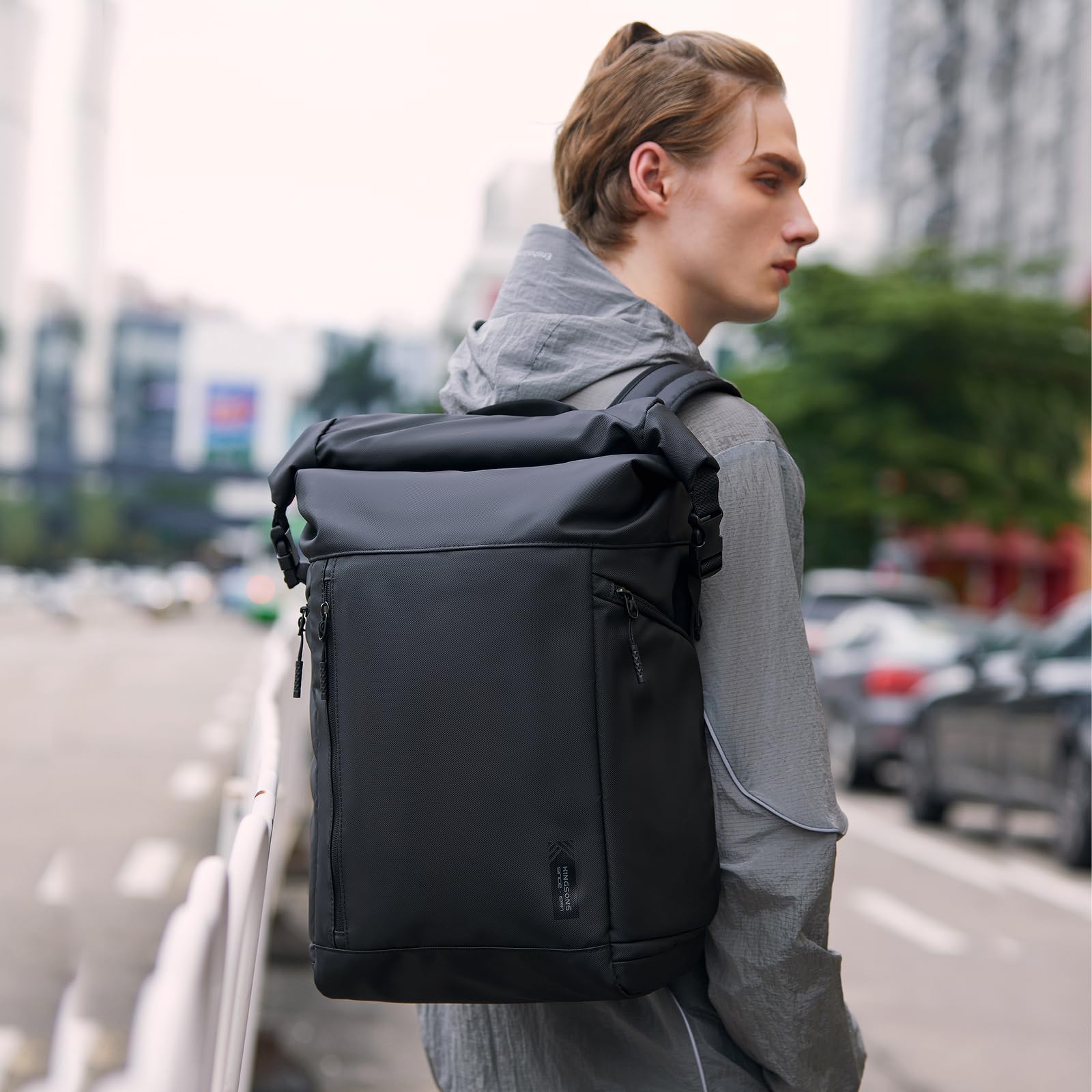 Kingsons Anti-Theft Travel Laptop Backpack - Lightweight Waterproof Business Backpack for Men & Women, Fits 15.6 Inch Laptop & Notebook - Perfect for Commuting, Business Trips & College Use