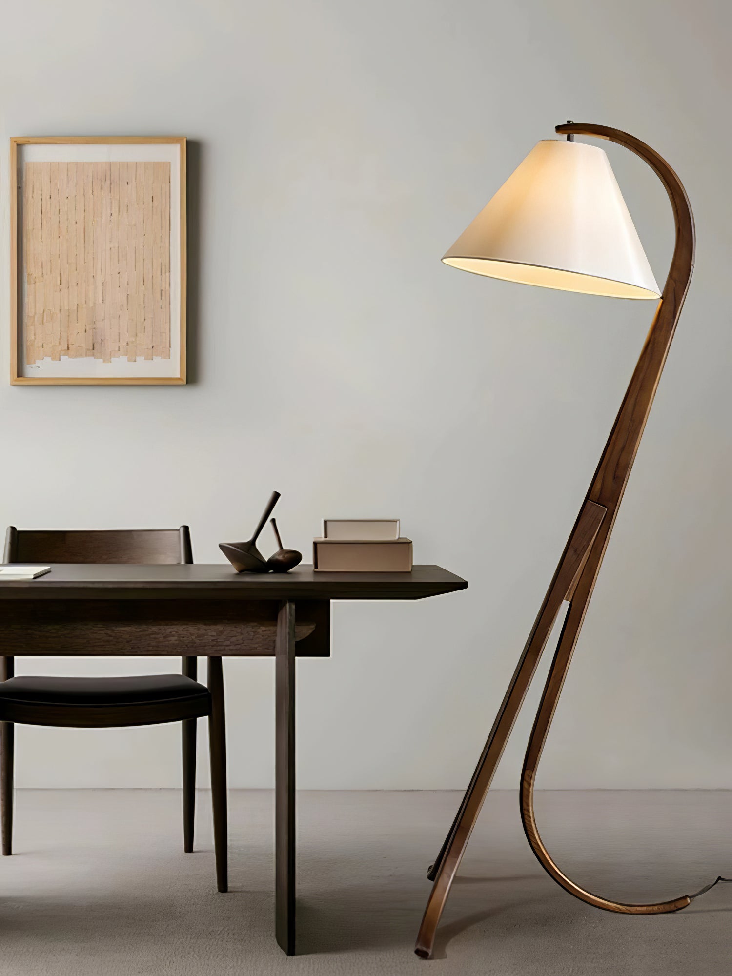 Arcwood Modern Floor Lamp - Adjustable Brightness LED Standing Light for Living Room, Bedroom & Office - Perfect for Reading, Relaxing & Decorating