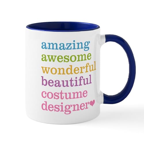 White/Navy Inside - Amazing Costume Designer Mugs