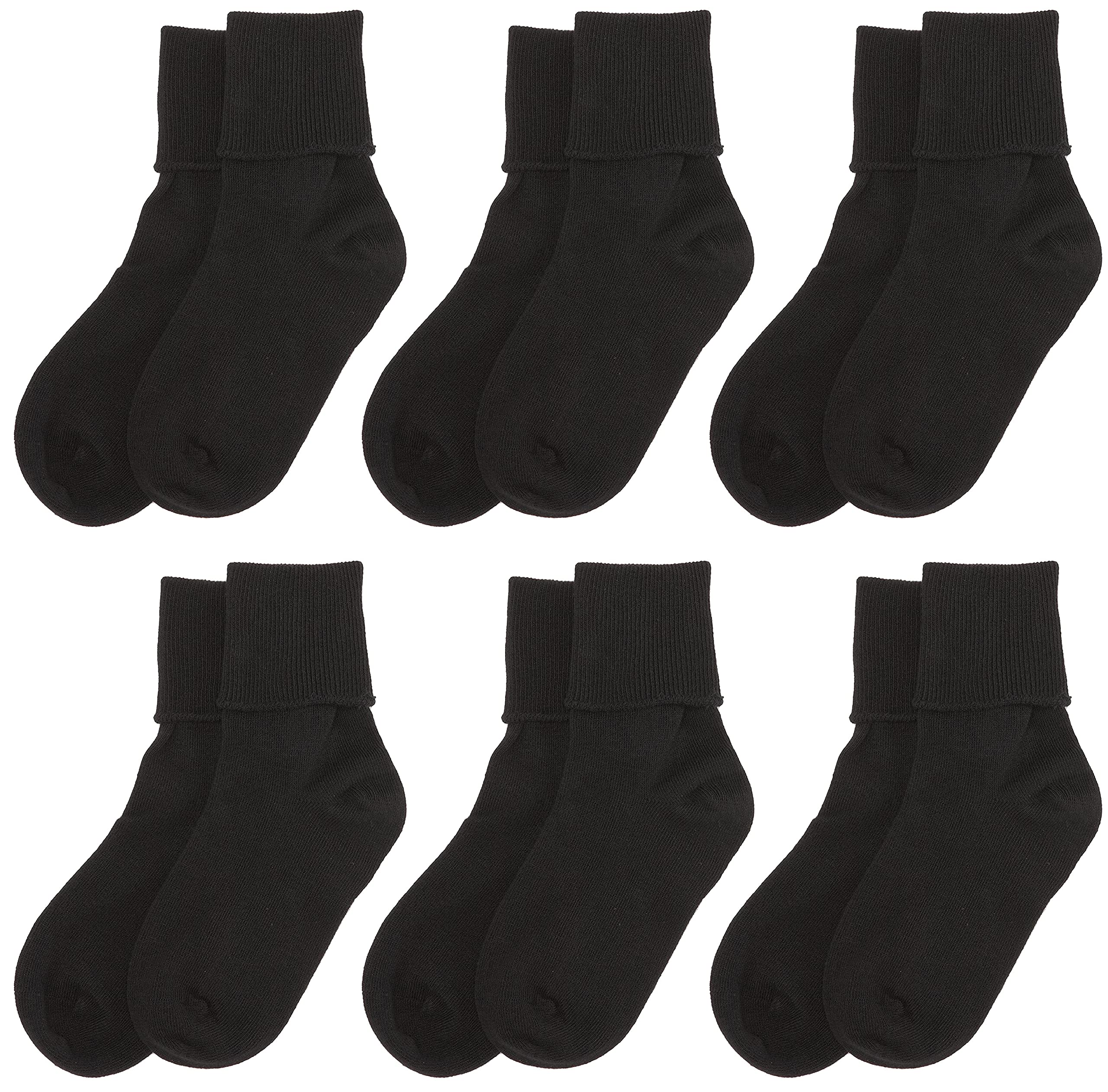 Jefferies Seamless No-Show Socks for Girls - 6 Pack Soft Breathable Kids Ankle Socks for School, Sports & Everyday Comfort