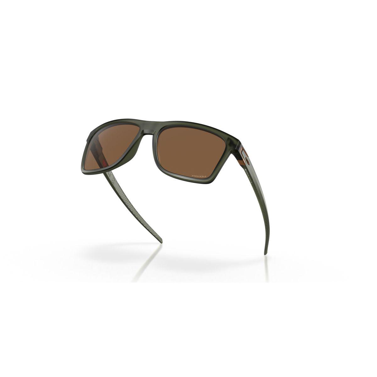Oakley Leffingwell Sunglasses Matte Olive Ink with Prizm Bronze Lens 0OO9100 910011 - Polarized Sports & Outdoor Activities for Men and Women