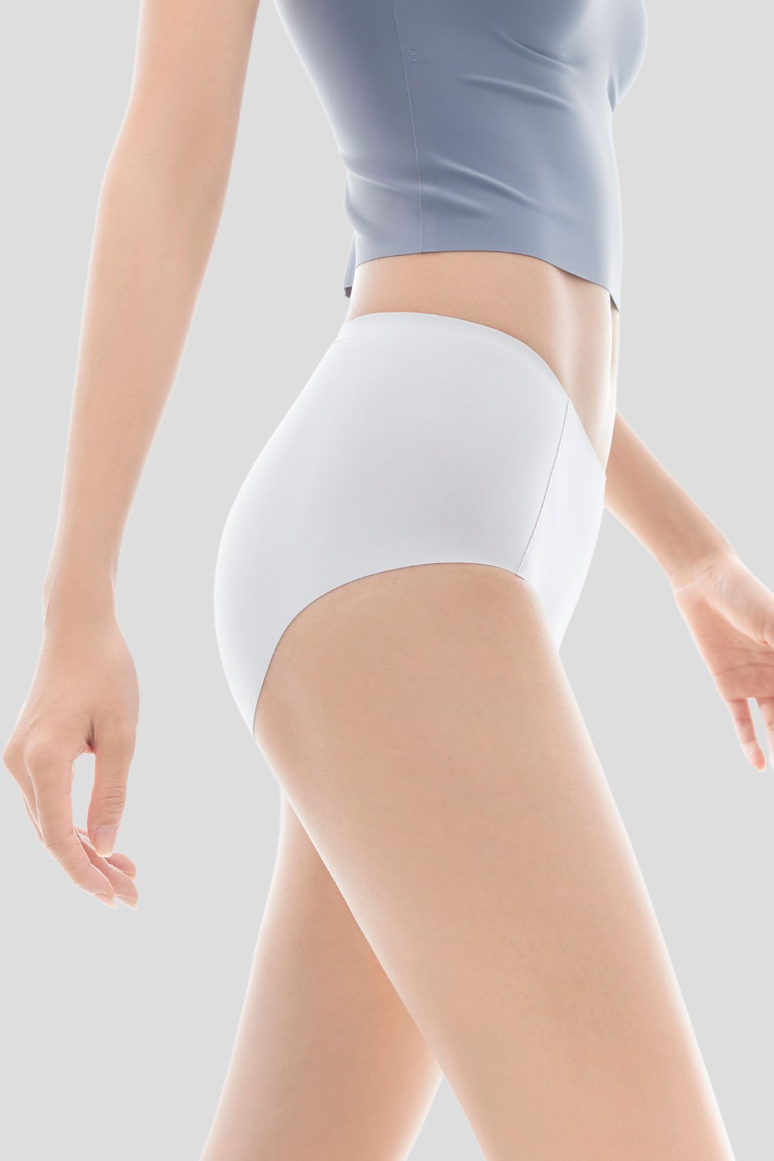 Bare Women's No W Seamless Sports Briefs - Comfortable Workout Underwear for Yoga, Running & Gym - High Waist Breathable Panties for Active Women