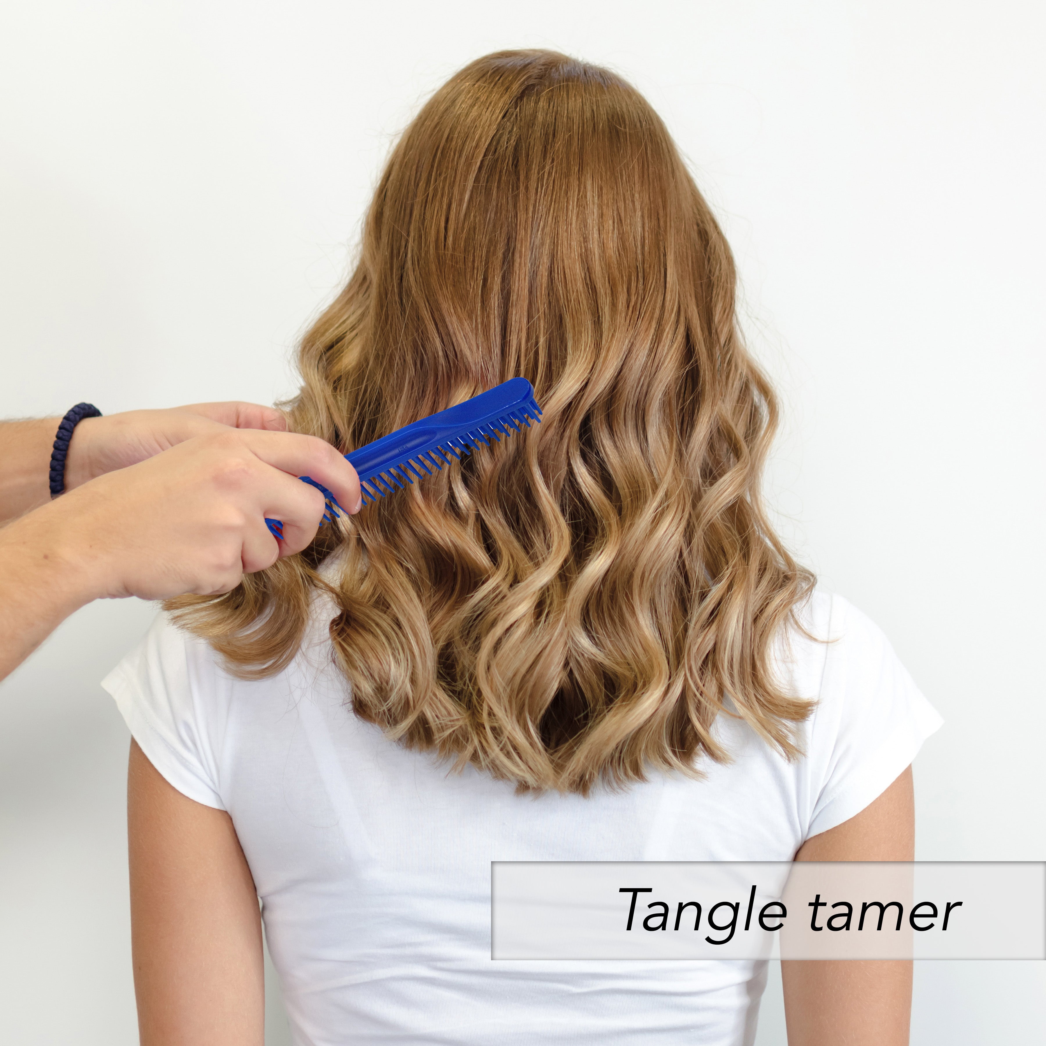 Allegro Combs #70 Wide Tooth Detangling Comb - 3 Row Styling Brush for Wet & Curly Hair - Perfect for Salon, Home & Travel Use