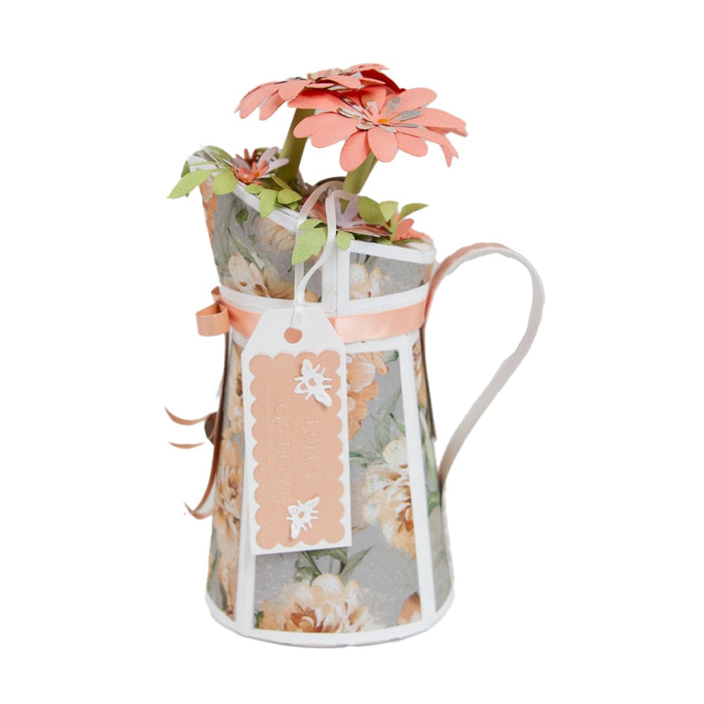 Joyful Jug Die Set SHOW51 - Premium Metal Crafting Dies for Scrapbooking, Card Making & DIY Projects - Perfect for Home Decor, Gift Wrapping & Paper Crafts