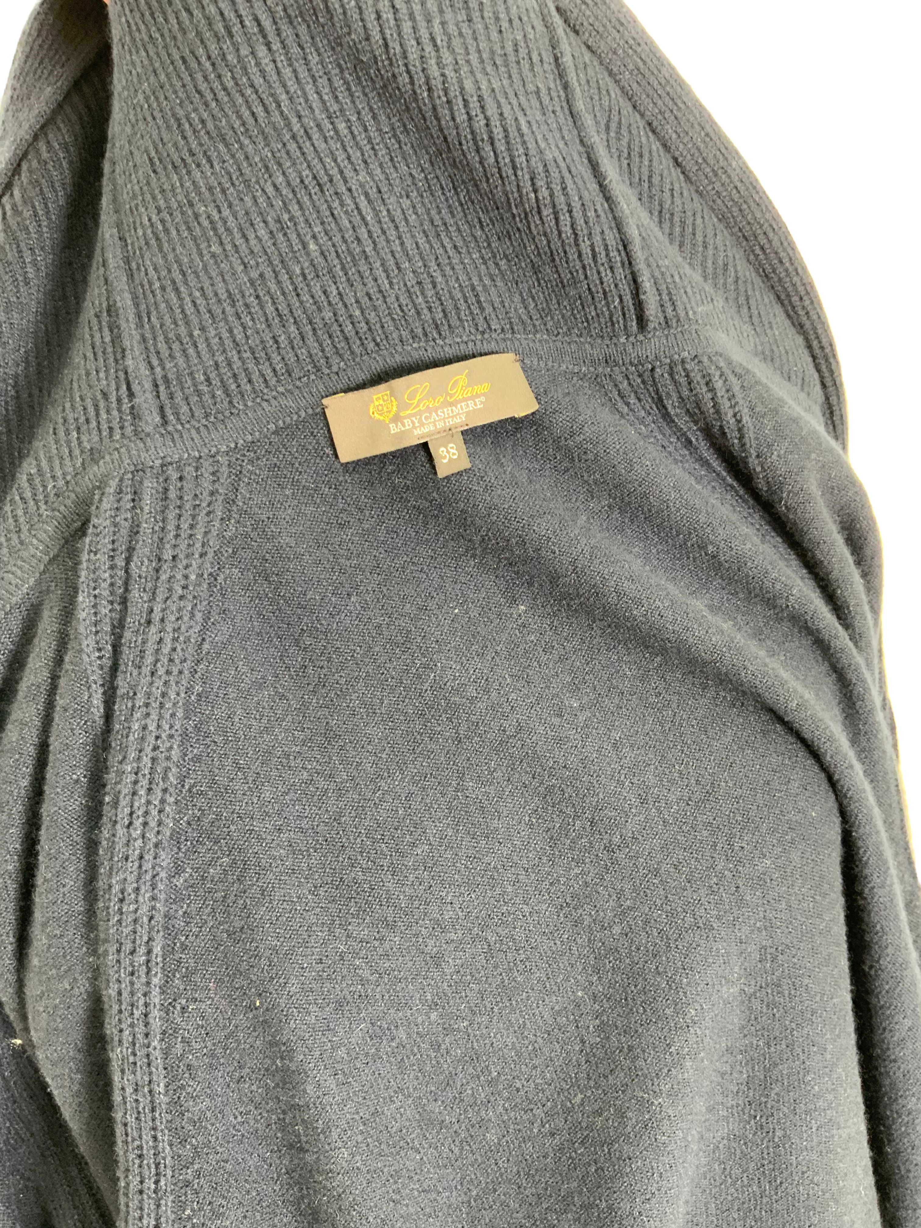 Loro Piana Cashmere Hooded Sweater for Women - Soft Luxury Pullover with Hood, Size XS - Perfect for Winter Travel & Casual Outings