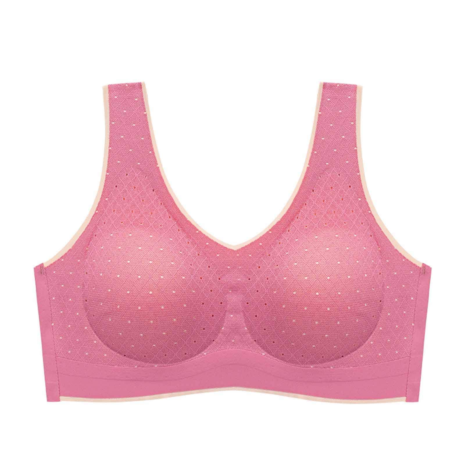 Xipcokm Women's Wireless Push-Up Sports Bra - Seamless Comfort Bralette for Yoga, Gym & Everyday Wear - Breathable Unlined Support Bra in Sexy Designs
