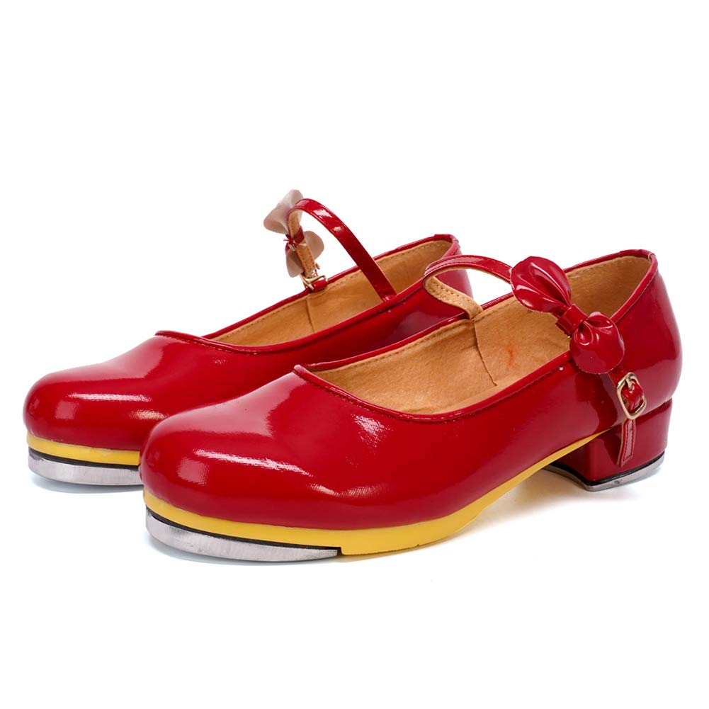 HROYL Kids Tap Shoes for Boys & Girls - TL208/258 for Dance Practice