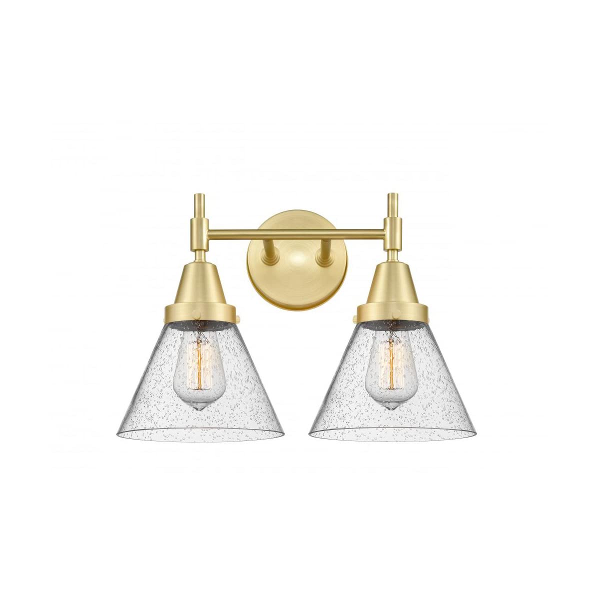 Restoration LED Bathroom Vanity Light Fixture - 2W Brass Finish, Energy Efficient LED Lighting for Modern Bathrooms, Perfect for Home Renovation and Spa-Like Ambiance