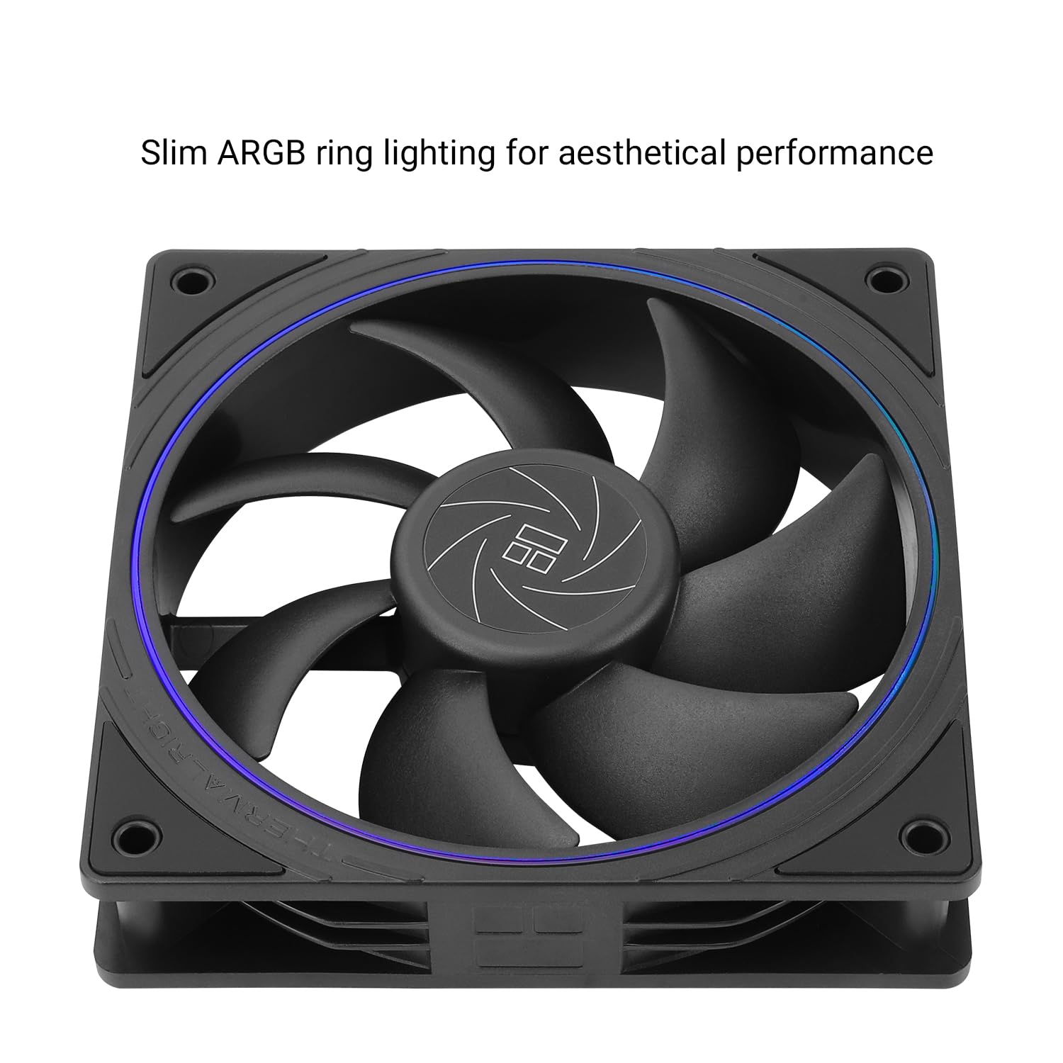 Thermalright TL-S12 120mm ARGB CPU Case Cooler Fan - 5V 3-Pin & 4-Pin PWM, Ultra Quiet Cooling Fan with Fine Aperture Lighting for PC Builds, Liquid Cooling Systems, and Air Coolers | Perfect for Gaming PCs, Workstations, and High-Performance Computers