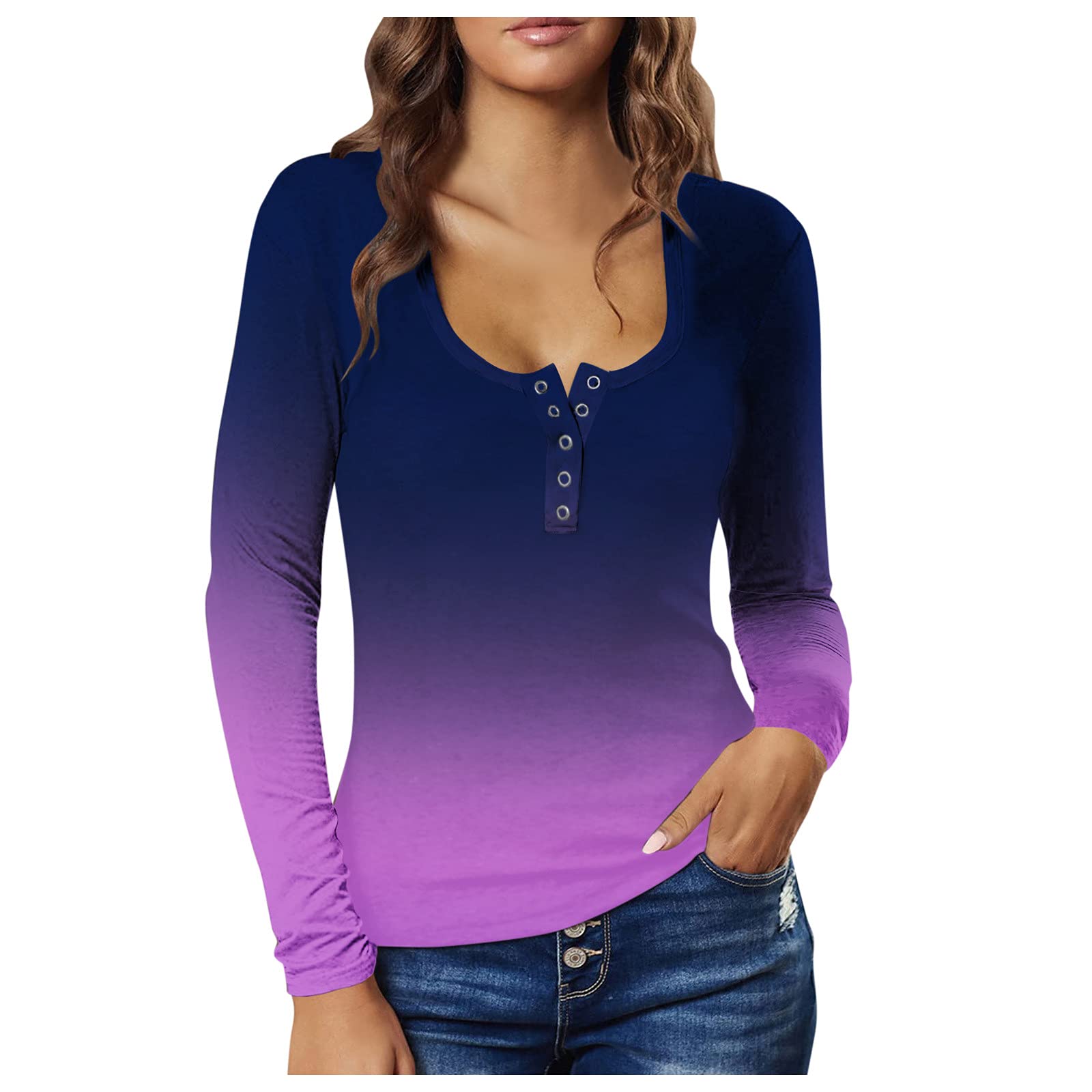 Trendy Women's Long Sleeve Plaid Print Casual Tunic Tops - Heart Sweater Shirts with Round Neck for Fall & Winter | Perfect for Office, Dating & Everyday Wear
