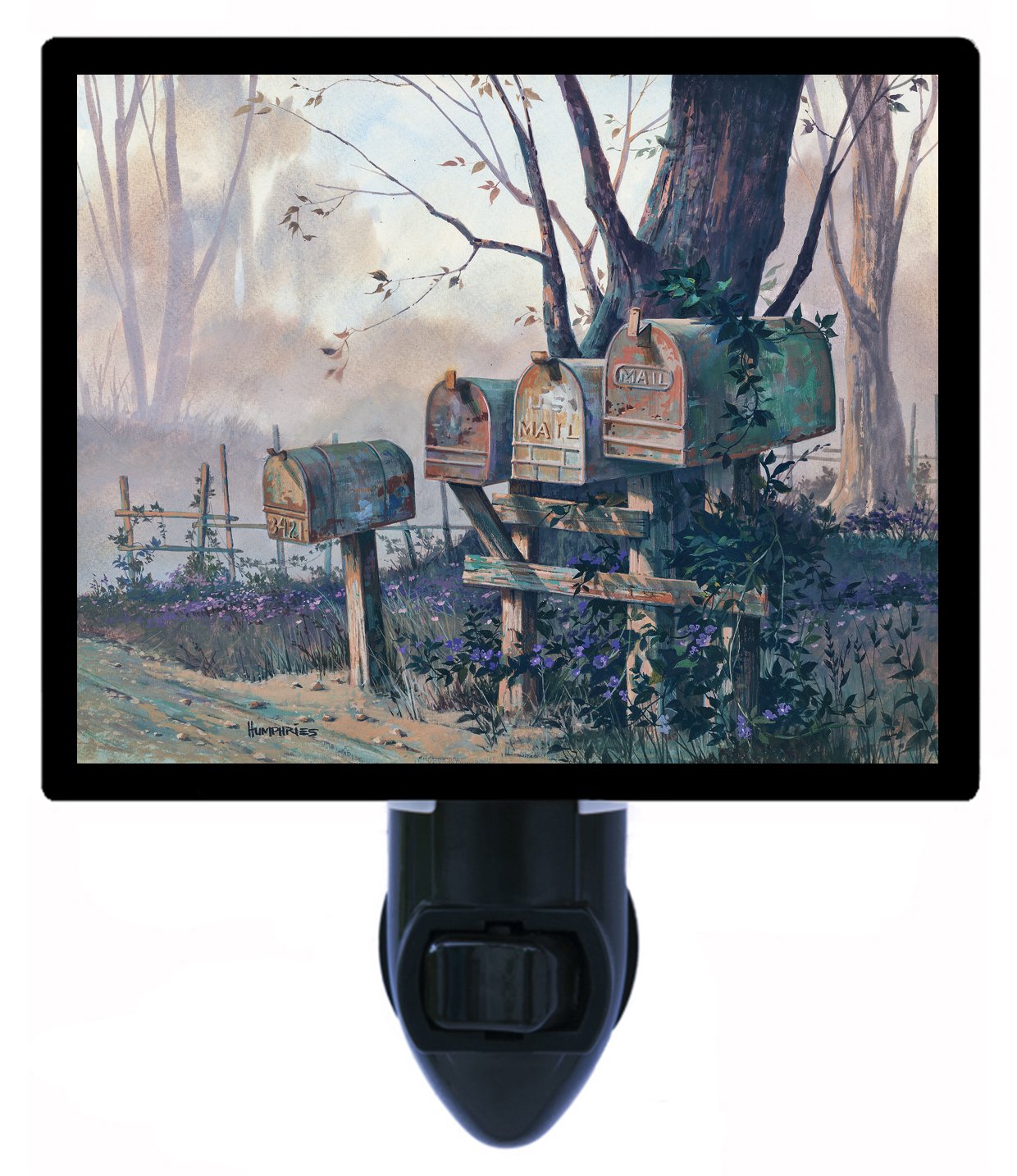 Country Night Light - LED Mailbox Light for Outdoor & Indoor Use, Perfect for Porch, Garden, and Pathway Lighting