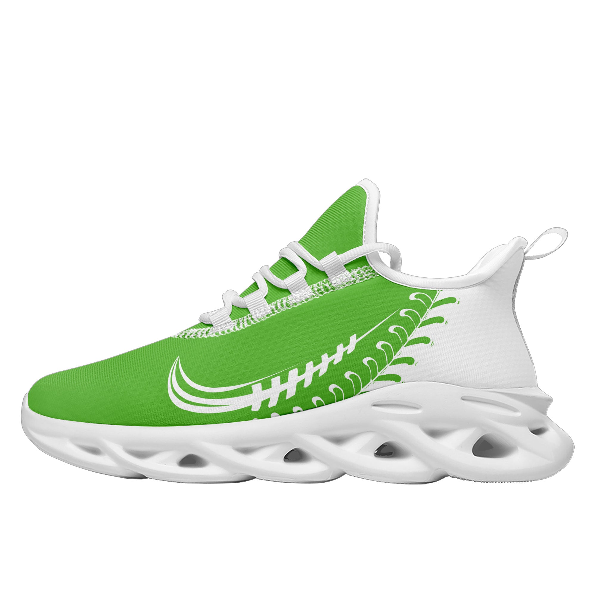 Custom Green MaxSoul Jersey Shoes & Hat Set - Personalized Sports Outfit for Basketball, Football & Fan Gear - Perfect for Games, Training & Team Spirit