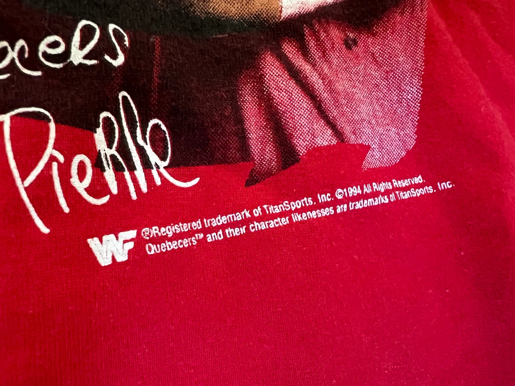 Vintage 1994 WWF Quebecers Wrestling T-Shirt - Retro Wrestling Fan Merchandise - Perfect for WWE Collectors & 90s Nostalgia Fans